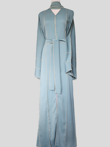 Nyle Lux Abaya- U.A.E - Steel Blue