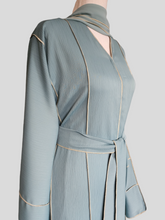 Load image into Gallery viewer, Nyle Lux Abaya- U.A.E - Steel Blue