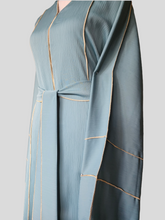 Load image into Gallery viewer, Nyle Lux Abaya- U.A.E - Steel Blue