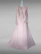 Load image into Gallery viewer, Tara Kaftan Dress - Peach