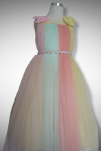 Load image into Gallery viewer, Pastel Rainbow Tutu Frock Gown