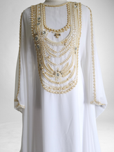 Load image into Gallery viewer, White Tulip Kaftan (SALE Price Drop)
