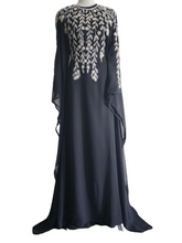 Load image into Gallery viewer, Black Tulip Kaftan