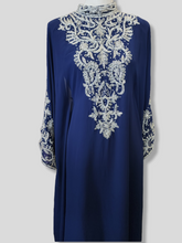 Load image into Gallery viewer, Sultanah Kaftan -Navy