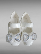 Load image into Gallery viewer, Kids White Bow Shoes