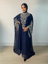 Load image into Gallery viewer, Sultanah Kaftan -Navy