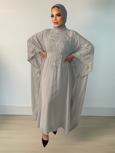 Sultanah Kaftan -Grey