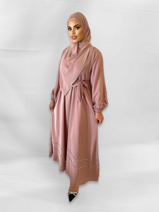 Iris Lux Dress  - Dusty Pink