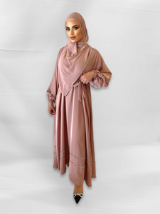 Iris Lux Dress  - Dusty Pink