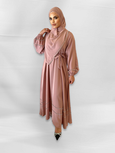 Iris Lux Dress  - Dusty Pink