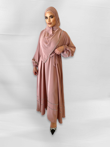 Iris Lux Dress  - Dusty Pink