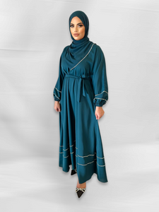 Iris Lux Dress  - Teal