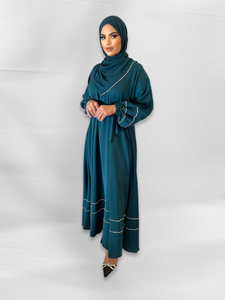 Iris Lux Dress  - Teal