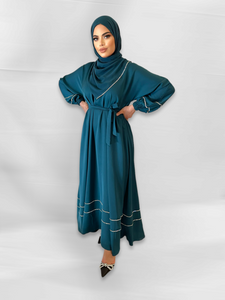 Iris Lux Dress  - Teal