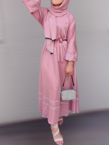 Iris Lux Dress  - Dusty Pink