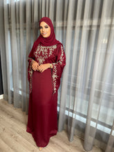 Load image into Gallery viewer, Royal Bell Kaftan - Burgundy