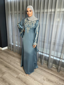 Royal Bell Kaftan - Grey