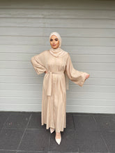 Load image into Gallery viewer, Nyle Lux Abaya- U.A.E - Nude Beige