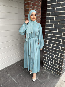 Nyle Lux Abaya- U.A.E - Steel Blue