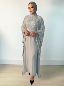 Sultanah Kaftan -Grey