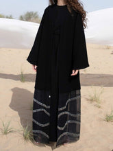 Load image into Gallery viewer, Misha Black Abaya Set