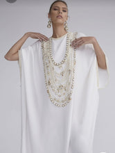 Load image into Gallery viewer, White Tulip Kaftan (SALE Price Drop)