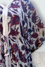 Load image into Gallery viewer, Hibiscus- Cotton Summer Kaftan