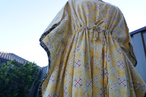 Yellow Lily- Cotton Summer Kaftan