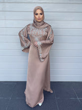 Load image into Gallery viewer, Royal bell sleeve Kaftan - Nude