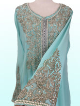 Load image into Gallery viewer, Reiz Blue Takshita/ Kaftan set