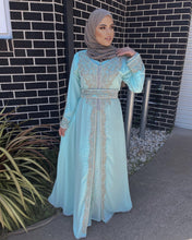 Load image into Gallery viewer, Reiz Blue Takshita/ Kaftan set