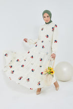 Load image into Gallery viewer, Nada Tiered Dress - Off White