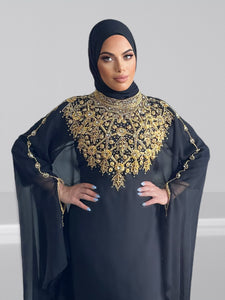 Gemma Black Farasha/ Kaftan