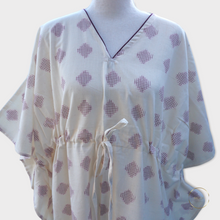 Load image into Gallery viewer, Ikat Weave- Cotton Summer Kaftan