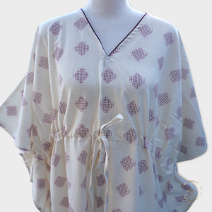 Ikat Weave- Cotton Summer Kaftan