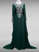 Load image into Gallery viewer, Malikah Kaftan - Dark Green