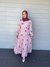 Load image into Gallery viewer, Nada Tiered Dress - Pink