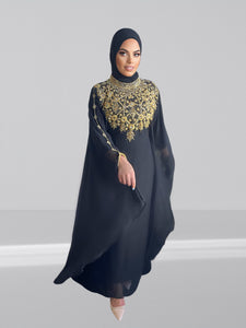 Gemma Black Farasha/ Kaftan