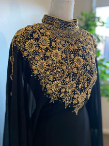 Gemma Black Farasha/ Kaftan