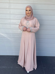 Ellie Set - Kaftan -Peach Nude