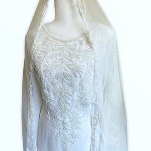 Pearl Kaftan - White