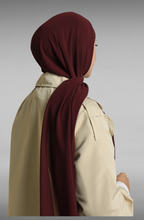 Load image into Gallery viewer, Nile Chiffon Shawl- chocolate