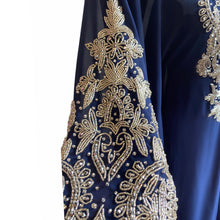 Load image into Gallery viewer, Malikah Kaftan - Navy