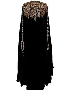 Gemma Black Farasha/ Kaftan