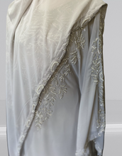 Load image into Gallery viewer, Pearl Kaftan - Grey with Silver embroidery (online only)