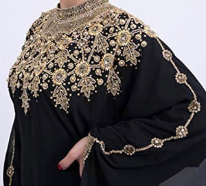 Gemma Black Farasha/ Kaftan