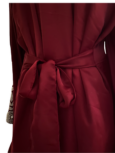 Royal Bell Kaftan - Burgundy