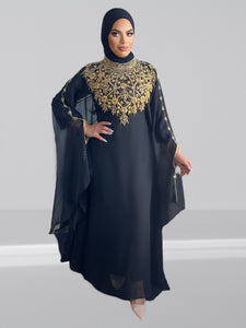 Gemma Black Farasha/ Kaftan