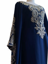 Load image into Gallery viewer, Malikah Kaftan - Navy