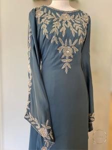 Royal Bell Kaftan - Grey